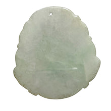 Load image into Gallery viewer, 160cts Hand Carved Buddha Gorgeous Lavendar Jade Pendant Bead | 50x47x8mm | Green