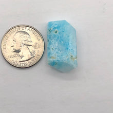 Load image into Gallery viewer, 35cts Druzy Natural Hemimorphite Pendant Bead | Blue | 33x15x10mm | 1 Bead |