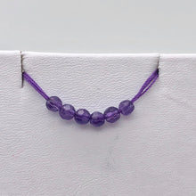 Load image into Gallery viewer, Gorgeous Natural Faceted Amethyst Round Beads | 4mm | 6 Beads | #681 - PremiumBead Alternate Image 2