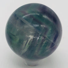 Load image into Gallery viewer, Fluorite Scry Sphere Round Meditation | 2" | Green/Purple | 1 Sphere |