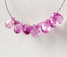 Load image into Gallery viewer, 1 Bead of AAA Natural Pink Sapphire .48cts Briolette 5899A - PremiumBead Alternate Image 2