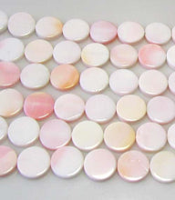Load image into Gallery viewer, Rare Pink Conch Shell 14mm Coin Bead Strand 109828 - PremiumBead Alternate Image 4