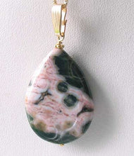 Load image into Gallery viewer, Lovely! Teardrop Ocean Jasper & 14Kgf Pendant 510561E - PremiumBead Alternate Image 3
