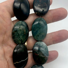 Load image into Gallery viewer, Rare Huge 25x17mm Bloodstone Oval Pendant Bead 5624 - PremiumBead Alternate Image 5