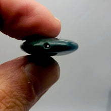 Load image into Gallery viewer, Rare Huge 25x17mm Bloodstone Oval Pendant Bead 5624 - PremiumBead Alternate Image 7