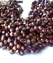 Load image into Gallery viewer, Hot Cocoa Chocolate Pearl Blister Strand 108896 - PremiumBead Alternate Image 2