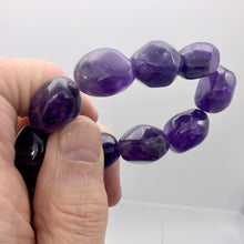 Load image into Gallery viewer, Grape Candy Amethyst Large Nugget Focal Bead Strand - PremiumBead Alternate Image 2