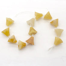 Load image into Gallery viewer, Spring 3 Carved Autumn Jade Bell Flower Beads 009242AJ