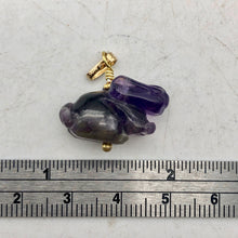 Load image into Gallery viewer, Hop! Amethyst Easter Bunny & 14Kgf Pendant 509255AMG - PremiumBead Alternate Image 11