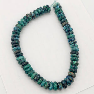 Gorgeous Blue Green Gemstone Beads Rondelle 16 inch strand of Chrysoprase 8x4mm - PremiumBead Alternate Image 4