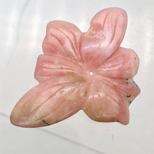 Load image into Gallery viewer, Hand Carved Pink Peruvian Opal Flower Semi Precious Stone Bead | 28.7cts | - PremiumBead Alternate Image 4