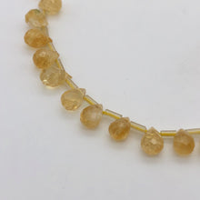Load image into Gallery viewer, 6 Sparkling Warm Citrine Faceted Briolette Beads 004862 - PremiumBead Alternate Image 3