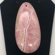 Load image into Gallery viewer, Natural Lacy Pink Rhodochrosite Pendant Bead | 60x30mm| Pink | Teardrop | 1 Bd | - PremiumBead Alternate Image 2