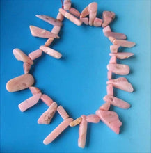 Load image into Gallery viewer, 390cts Pink Peruvian Opal Briolette Bead Strand 110460I - PremiumBead Primary Image 1