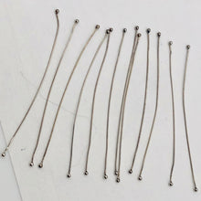 Load image into Gallery viewer, 12 Handmade Sterling Silver 24 Gauge Double Headed Headpins Jewelry Supplies - PremiumBead Alternate Image 4