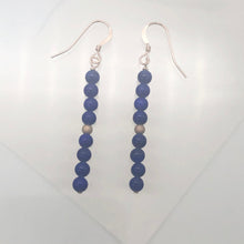 Load image into Gallery viewer, Natural AAA Lapis with 14K Rose Gold Filled Earrings | 2"Long | Blue |