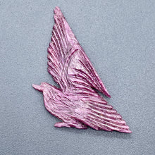 Load image into Gallery viewer, Ruby Eagle Carved Figurine | 55x28x4 mm | Red | 1 Carving | 40.2 cts |