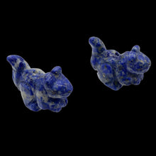 Load image into Gallery viewer, Nuts 2 Hand Carved Animal Sodalite Squirrel Beads | 22x15x10mm | Blue