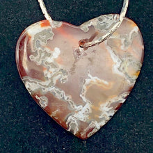 Load image into Gallery viewer, Limbcast Agate Heart Bead | 27x29x2mm | Orange/Green/Clear | Heart | 1 Bead | - PremiumBead Alternate Image 5
