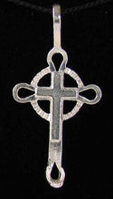 Load image into Gallery viewer, Celtic Cross Sterling Silver Charm Pendant 9963B - PremiumBead Alternate Image 2