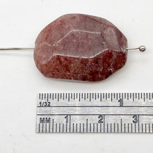Load image into Gallery viewer, 1 Sugarplum Muscovite Faceted 26x19x8mm Oval Pendant Bead 8945