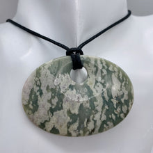 Load image into Gallery viewer, Harmony Stone Oval Centerpiece Bead - Ice Green | 63x45x8mm | 1 Bead |