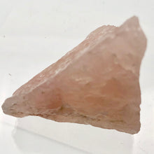 Load image into Gallery viewer, Rose Quartz Crystal Specimen - Three Sided Pyramid 46 Grams