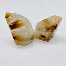 Load image into Gallery viewer, 2 Large Rutilated Quartz Centerpiece Beads 10574G
