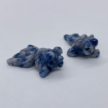 Load image into Gallery viewer, Swimmin' Hand Carved Sodalite Goldfish Bead Figurine