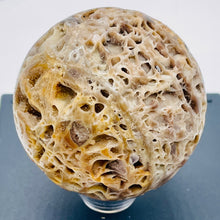 Load image into Gallery viewer, Druzy Sphalerite Meditation Scry Sphere Round | 2 1/2" |Brown/Orange| 1 Sphere |