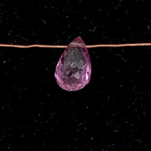 Load image into Gallery viewer, Faceted Briolette Bead of AAA Natural Pink Sapphire | .48cts | 6x3mm to 5x4mm |