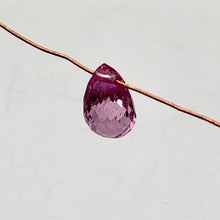 Load image into Gallery viewer, Faceted Briolette Bead of AAA Natural Pink Sapphire | .48cts | 6x3mm to 5x4mm |