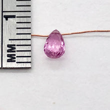 Load image into Gallery viewer, Faceted Briolette Bead of AAA Natural Pink Sapphire | .48cts | 6x3mm to 5x4mm |