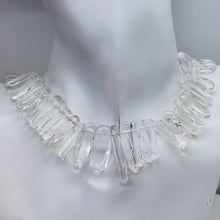 Load image into Gallery viewer, Quartz Polished Points Strand | 29x7 to 14x5mm | Clear | 84g | 75 Beads |