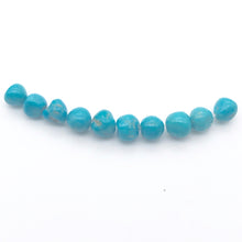 Load image into Gallery viewer, Natural Kingman Turquoise 12 round nugget 5-6mm beads - PremiumBead Alternate Image 2