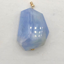 Load image into Gallery viewer, Blue Chalcedony 14K Gold Filled Faceted Crystal Pendant | 1 1/2" Long| Lavender|