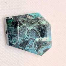 Load image into Gallery viewer, 67ct Beautiful Natural Chrysocolla Pendant 39x30x9mm Bead 10136E1 - PremiumBead Primary Image 1