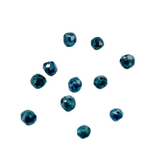 Load image into Gallery viewer, Blue Diamond Faceted Roundel Beads | 2.5-2mm | 11 Beads | ~1.0 carat |10597B