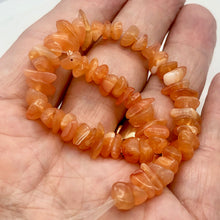 Load image into Gallery viewer, Chalcedony Chip Half Strand | 7x7x2 to 12x7x4mm | Orange Pink | 50 to 60 Bead(s)