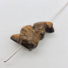 Load image into Gallery viewer, Charmer Carved Tiger's Eye Snake Beads | 21x19x12mm | Golden/Brown - PremiumBead Alternate Image 4