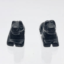 Load image into Gallery viewer, Black Stallion 2 Obsidian Horse Pony Beads - PremiumBead Alternate Image 7