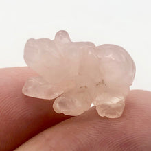 Load image into Gallery viewer, Roar Hand Carved Natural Rose Quartz Bear Figurine | 21x11x8mm | Pink - PremiumBead Alternate Image 2