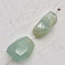 Load image into Gallery viewer, Wow! Aquamarine Faceted Beads | 22x11x10 to 14x11x7 | Blue | Nugget | 2 Beads | - PremiumBead Alternate Image 4