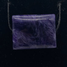Load image into Gallery viewer, 30cts of Rare Rectangular Pillow Charoite Bead | 1 Beads | 22x17x9mm | 10872C - PremiumBead Alternate Image 10