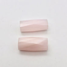 Load image into Gallery viewer, Mangano Pink Calcite Faceted Tube Bead 15" Strand | AAA Quality | 20x10mm | - PremiumBead Alternate Image 7