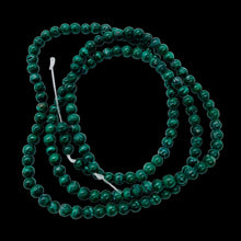 Load image into Gallery viewer, Malachite Round Bead Strand | 3mm | Green | 150 Beads |