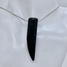 Load image into Gallery viewer, Sardonyx Claw Pendant Bead | 58x14mm | Black/White | 1 Bead |