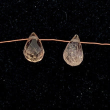 Load image into Gallery viewer, Imperial Topaz 1.4tcw Briolette | 5x4mm | Pink Orange | 2 Beads |