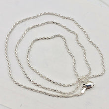 Load image into Gallery viewer, 20" ITALIAN made 6.2 grams of Solid STERLING Silver 2mm Rope Chain 103494(20)