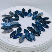 Load image into Gallery viewer, Designer Natural Sodalite Art Cut Bead Strand 109464B